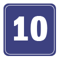 logo avec le chiffre 10